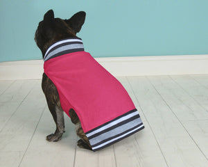 Hipster Pups Bomber Jacket in Pink 