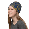 WV Blue & Gold Stripes  Infinity Mask Beanie