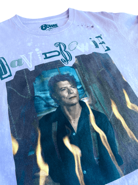 DAVID BOWIE Upcycled Band Tee