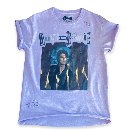 DAVID BOWIE Upcycled Band Tee