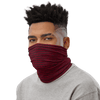 Infinity Mask Face Covering in Burgundy & Black Stripes