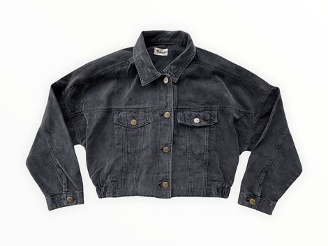 DARK ROMANCE Upcyled Denim Jacket