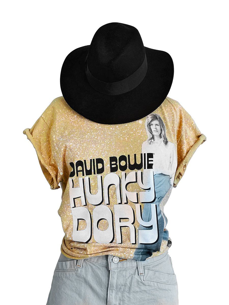 DAVID BOWIE Upcycled Band Tee