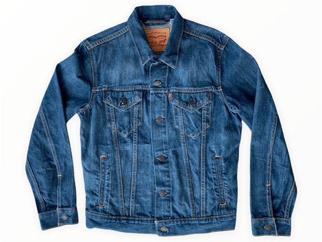 DON'T STOP THE MUSIC Upcyled Denim Jacket