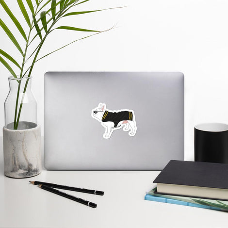 HipsterPups Frenchie Bulldog Sticker