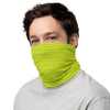 Infinity Mask Face Covering in Lemon Lime Thin Stripes