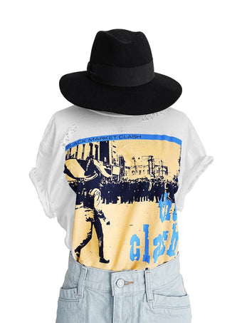 THE CLASH Upcycled Band Tee