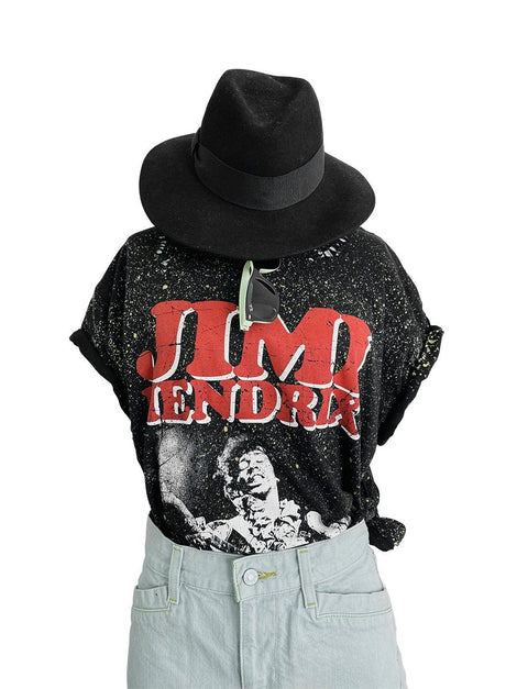JIMI HENDRIX Upcycled Band Tee