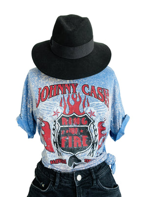 JOHNNY CASH Upcycled Band Tee