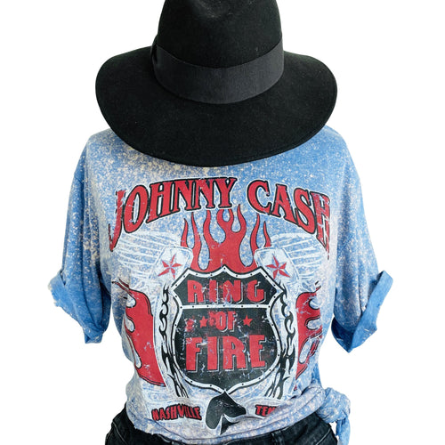 JOHNNY CASH Upcycled Band Tee
