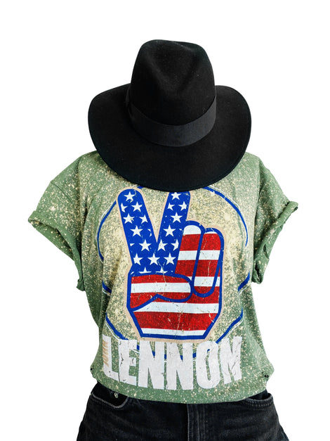 JOHN LENNON Upcycled Band Tee