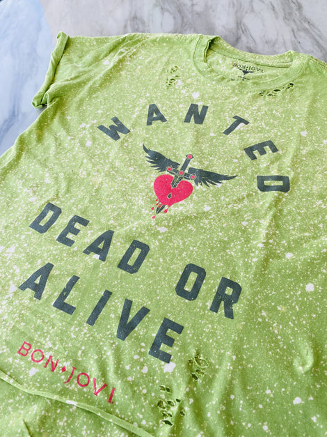 BON JOVI Upcycled Band Tee