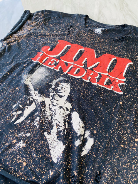 JIMI HENDRIX Upcycled Band Tee