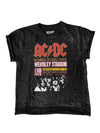 ACDC Distressed Upcycled Tee 