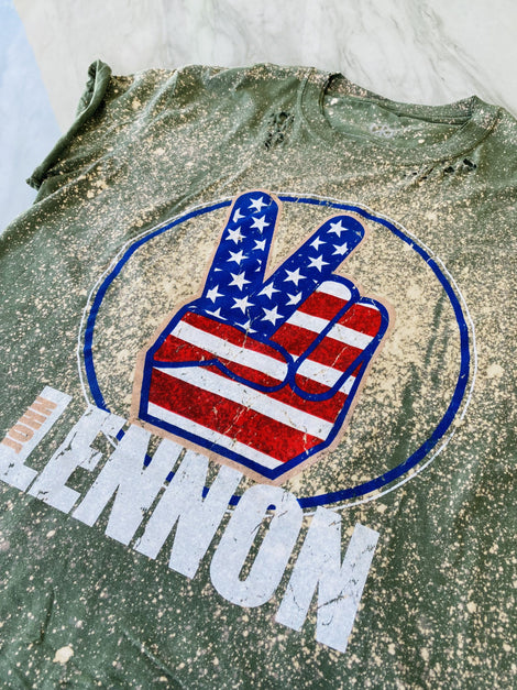 JOHN LENNON Upcycled Band Tee