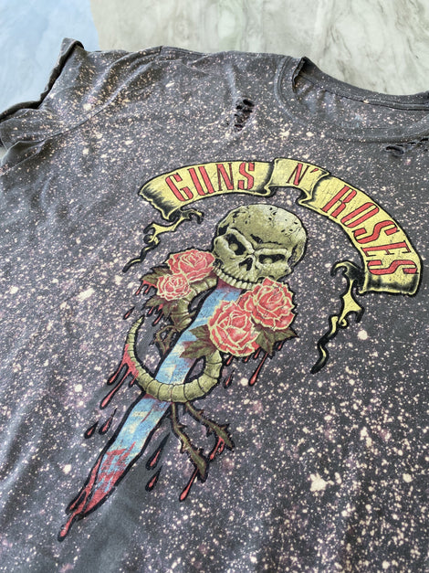 GUNS N' ROSES Upcycled Band Tee