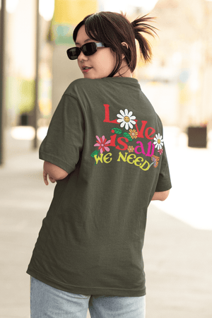 LOVE IS ALL WE NEED Graphic Tee