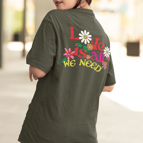 LOVE IS ALL WE NEED Graphic Tee