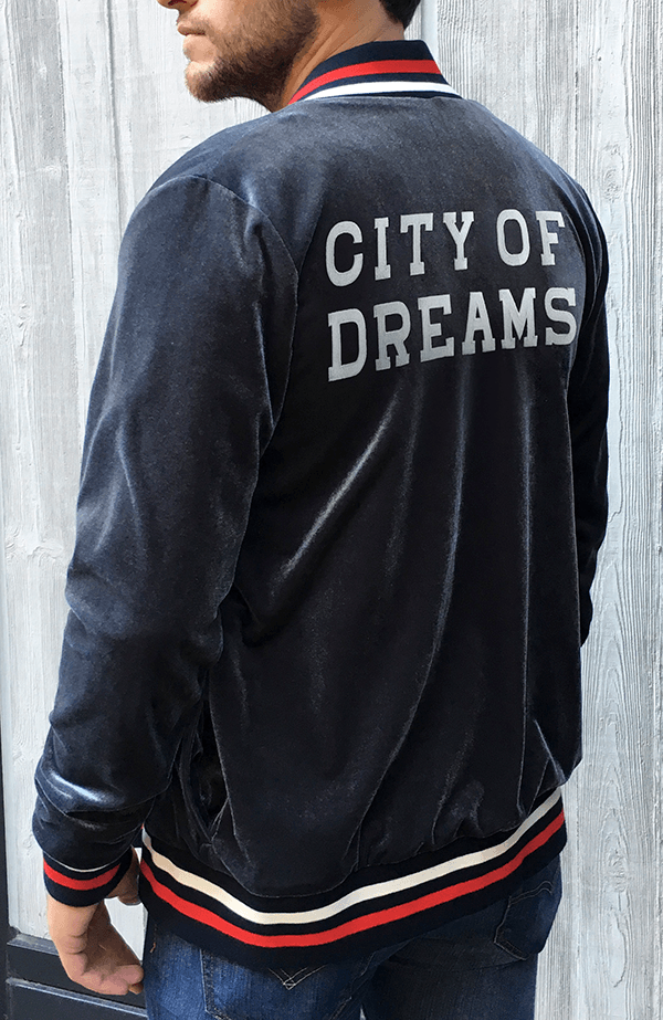 CITY OF DREAMS Jacket in Dark Grey