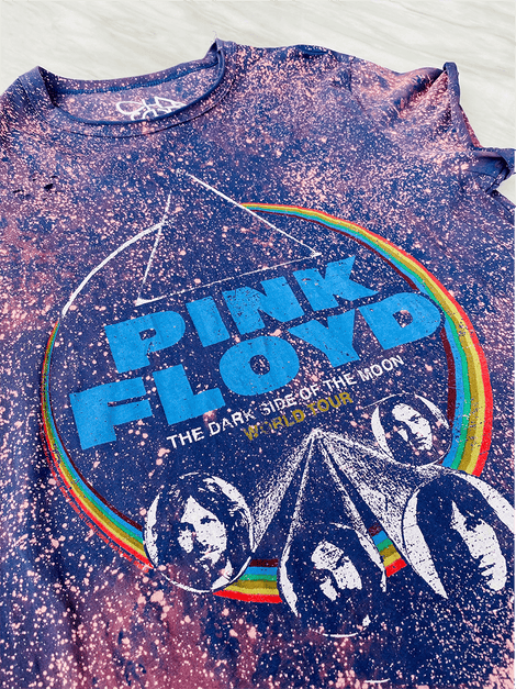 PINK FLOYD Upcycled Band Tee