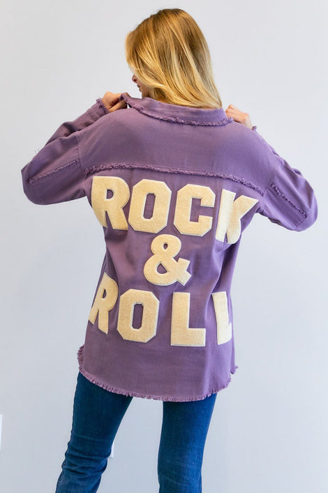 ROCK & ROLL Jacket in Lavender