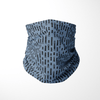 Infinity Mask Face Covering in Faded Denim Blue Alpine Print 
