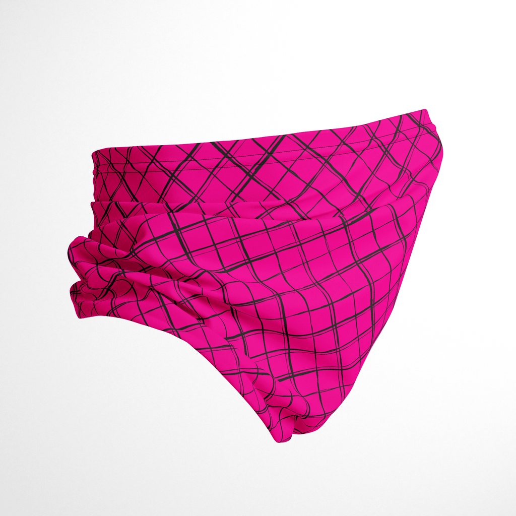 Infinity Mask Face Covering in Pink Criss Cross 