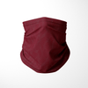 Infinity Mask Face Covering in Burgundy Geometric Design 