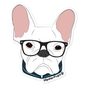 French Bulldog Face Sticker 