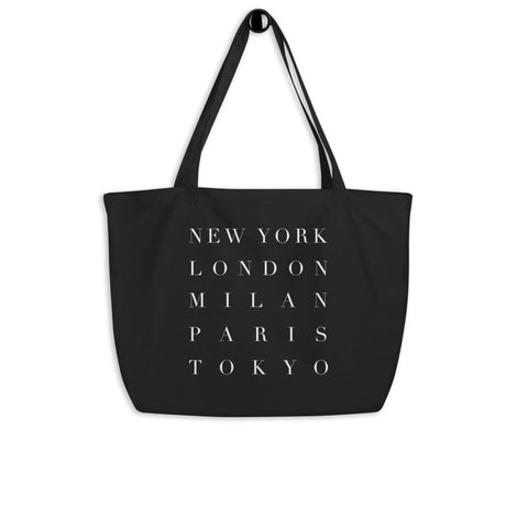 FASHION WEEK Cities Large Organic Tote