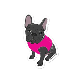 HipsterPups French Bulldog Sticker