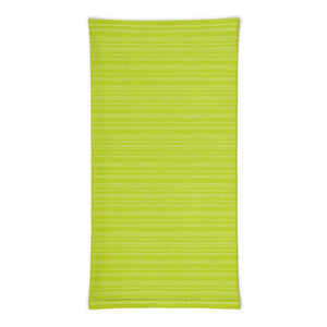 Infinity Mask Face Covering in Lemon Lime Thin Stripes
