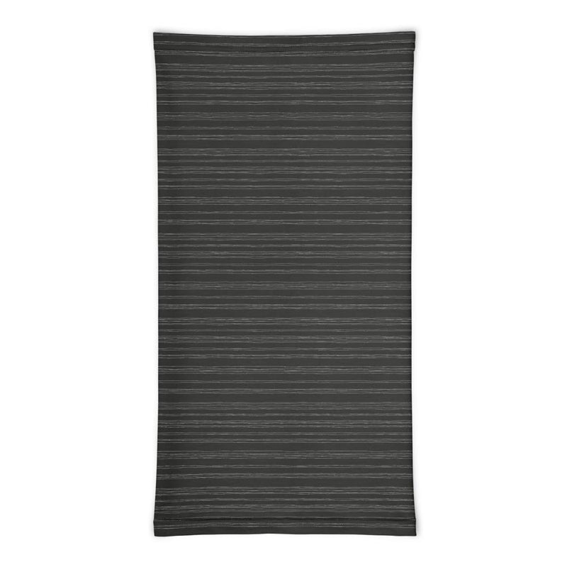 Infinity Mask in Black & Grey Micro Stripes