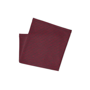 Infinity Mask Face Covering in Burgundy & Black Stripes