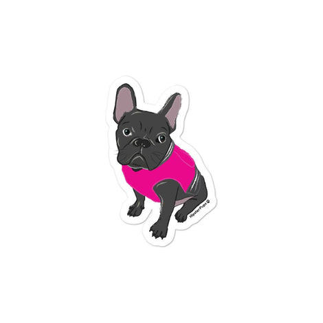 HipsterPups French Bulldog Sticker