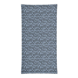 Infinity Mask Face Covering in Faded Denim Blue Alpine Print 