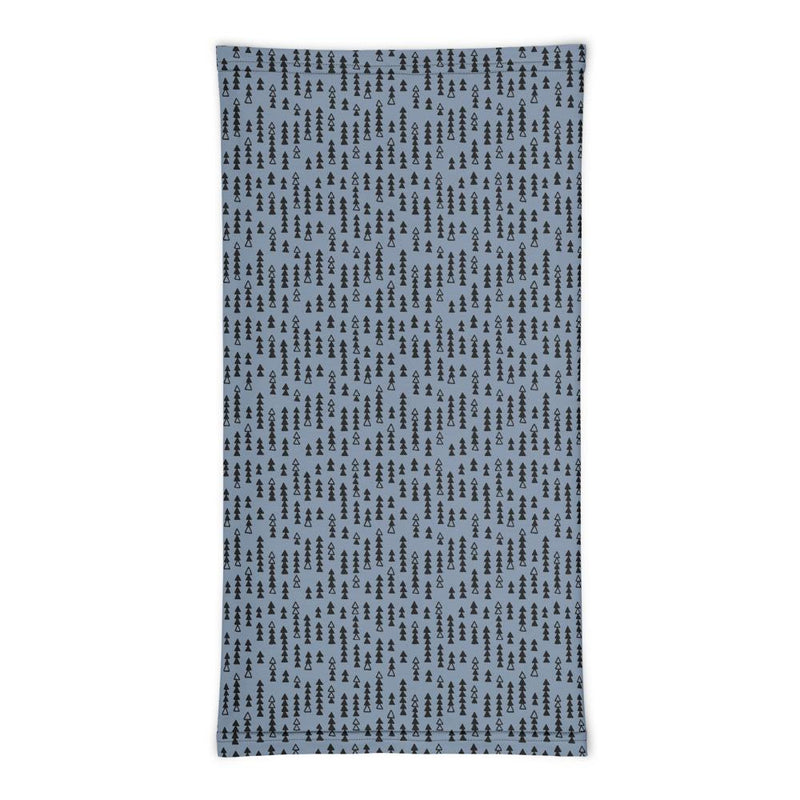 Infinity Mask Face Covering in Faded Denim Blue Alpine Print 