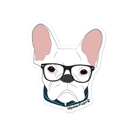 French Bulldog Face Sticker 