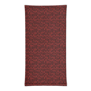 Infinity Mask Face Covering in Brick Red Alpine Print 