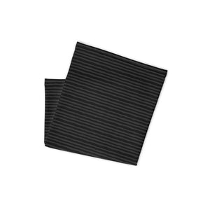 Infinity Mask in Black Grey Brushed Stripes Print 