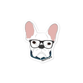 French Bulldog Face Sticker 