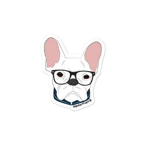 French Bulldog Face Sticker 
