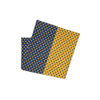 Infinity Mask in Blue & Gold Dots