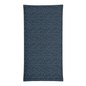 Infinity Mask Face Covering in Alpine Print Denim Blue