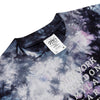 FASHION WEEK Embroidered oversized tie-dye tee