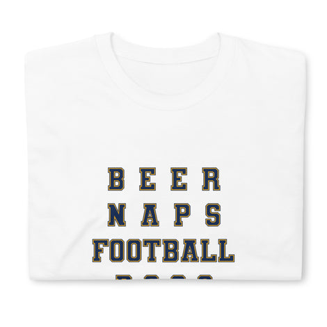BEER NAPS FOOTBALL DOGS Tee