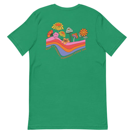 KEEP IT GROOVY SOMEBODY LOVES YOU Graphic Tee