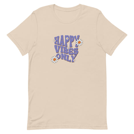 HAPPY VIBES ONLY Graphic Tee