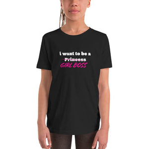 I WANT TO BE A GIRL BOSS Kids Tee
